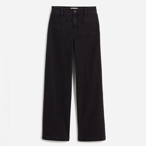 Madewell Tall Emmett Wide-Leg Full Length Jean: Patch Pocket Edition